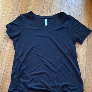 Athleta Black Short Sleeve T-Shirt